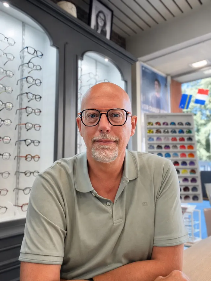 Frédéric, opticien du Lunetier d'Andenne